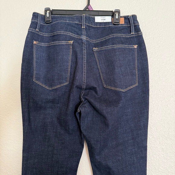 NWT Judy Blue Los Angeles Womens Button Fly Skinny Jeans High Waist size 14W - Picture 10 of 11